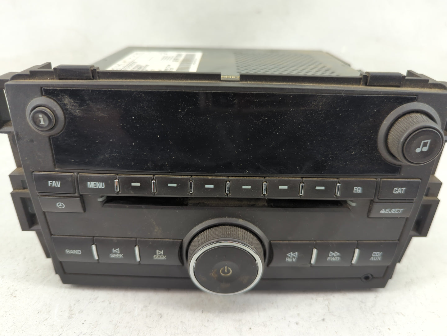 2007-2013 Chevrolet Silverado 1500 Radio AM FM Cd Player Receiver Replacement P/N:28150521 25974801 Fits OEM Used Auto Parts