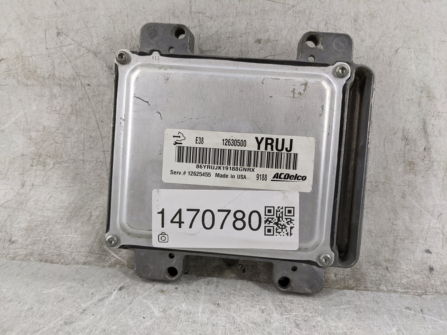 2009 Chevrolet Silverado 1500 PCM Engine Control Computer ECU ECM PCU OEM P/N:12630500 12625455 Fits Fits 2010 OEM Used Auto