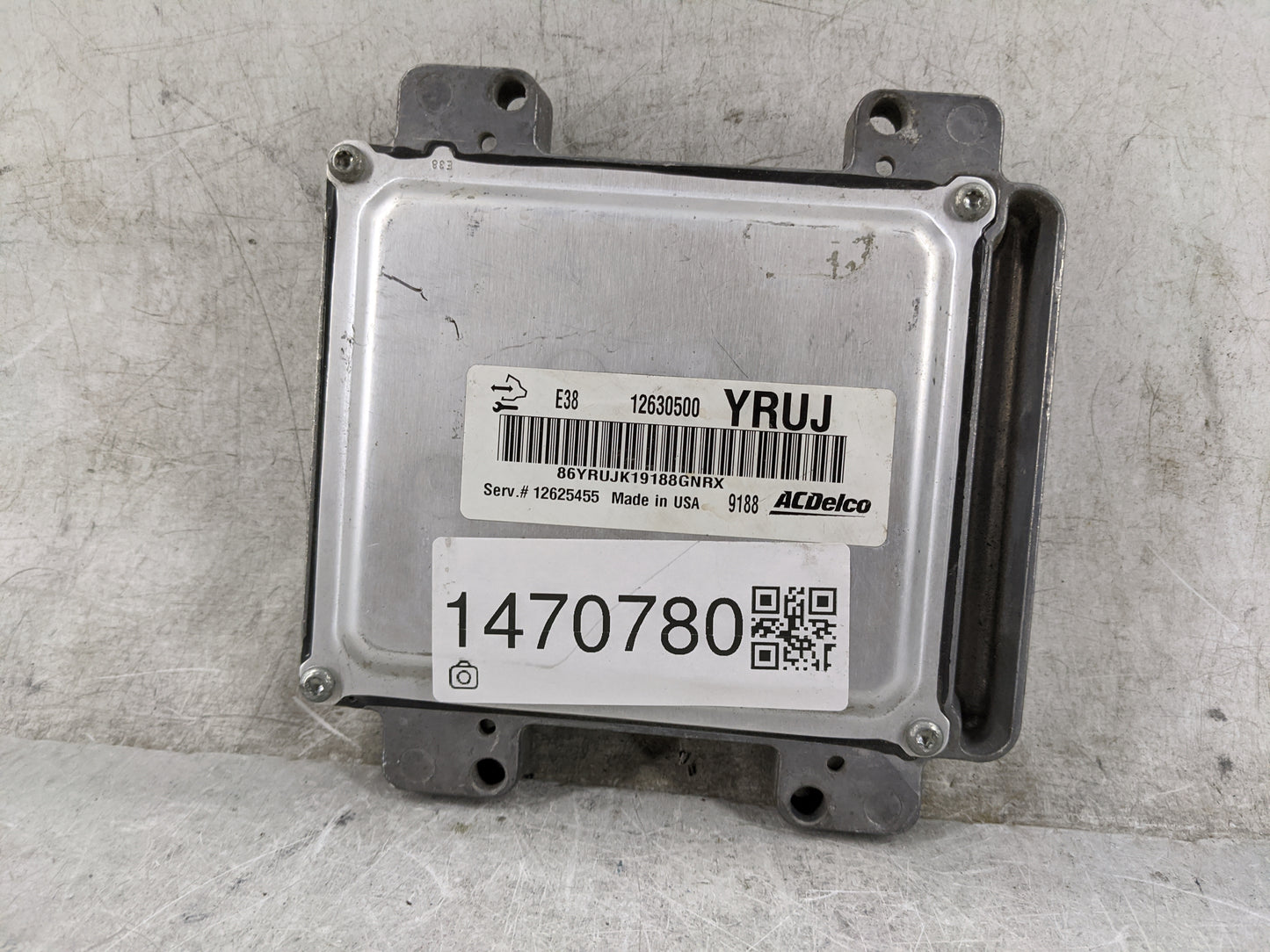 2009 Chevrolet Silverado 1500 PCM Engine Control Computer ECU ECM PCU OEM P/N:12630500 12625455 Fits Fits 2010 OEM Used Auto