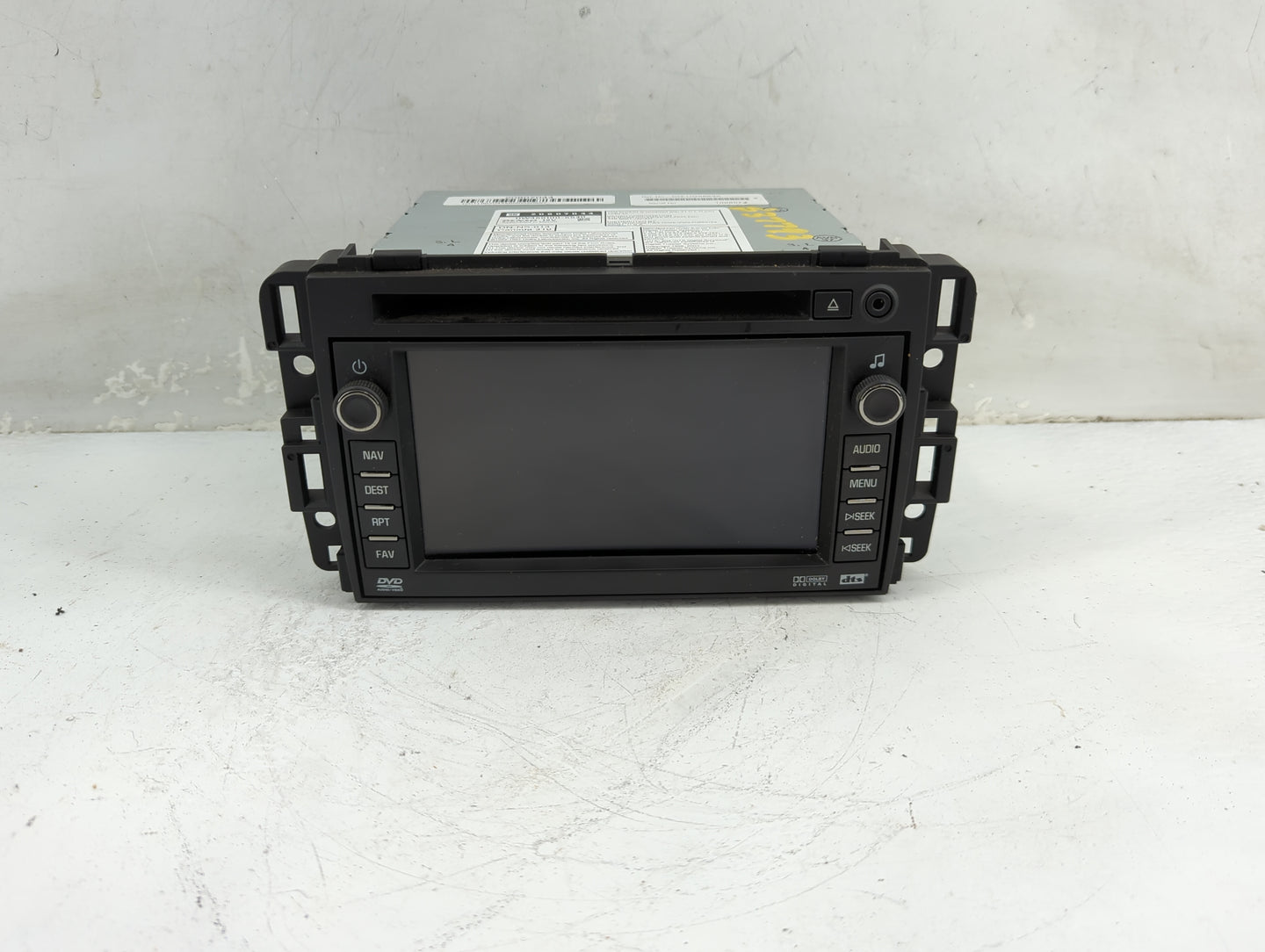 2009 Chevrolet Suburban 1500 Radio AM FM Cd Player Receiver Replacement P/N:20807044 DW468100-6530 Fits Fits 2008 OEM Used A