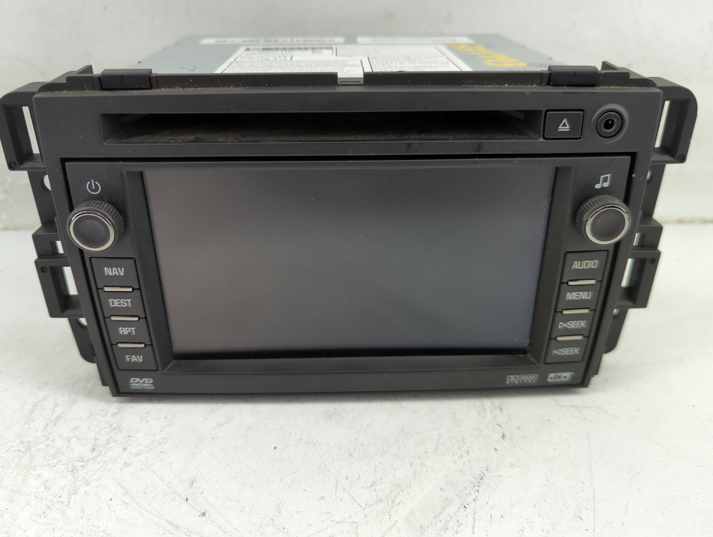 2009 Chevrolet Suburban 1500 Radio AM FM Cd Player Receiver Replacement P/N:20807044 DW468100-6530 Fits Fits 2008 OEM Used A