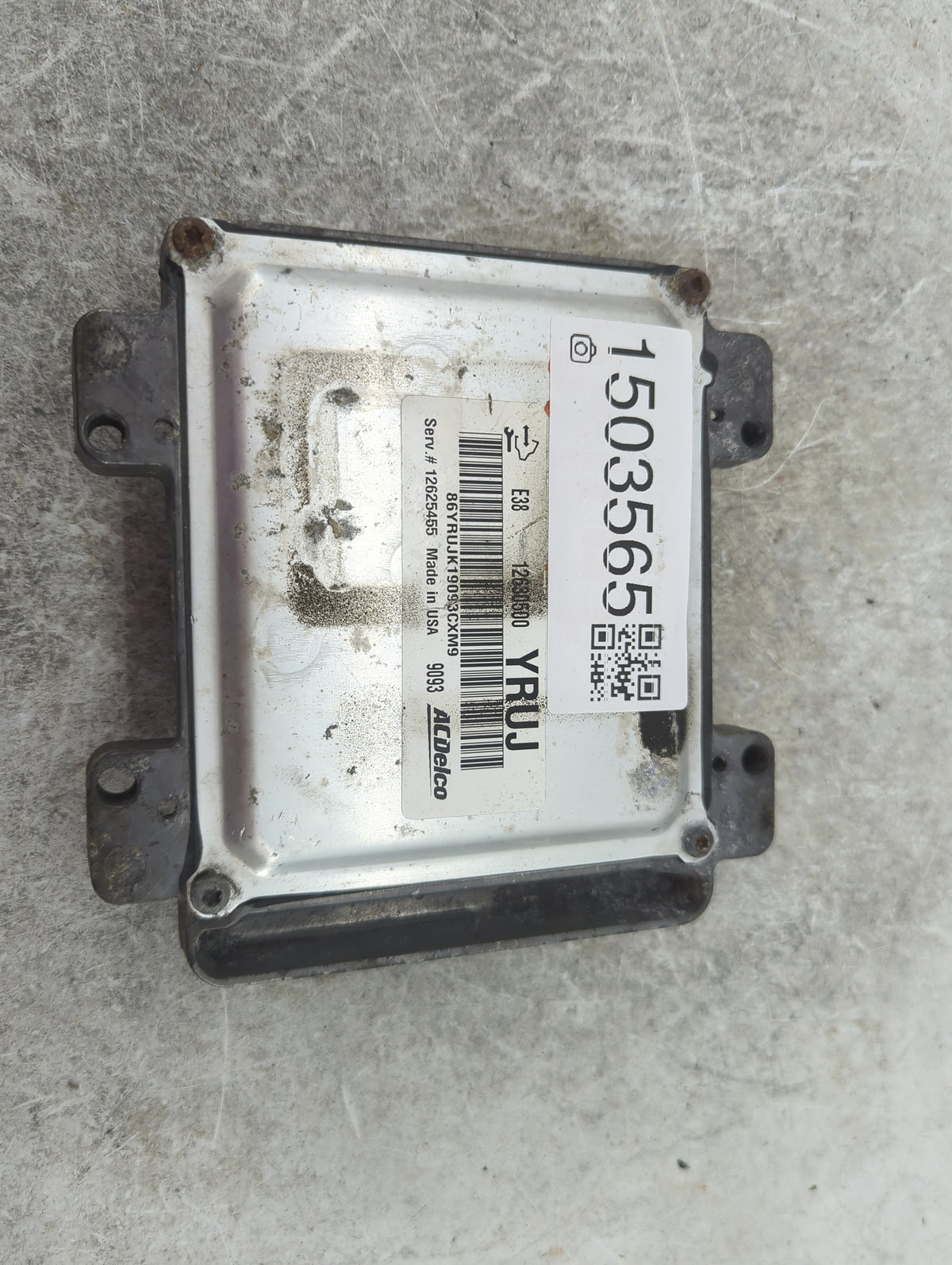 2009-2010 Chevrolet Suburban 1500 PCM Engine Control Computer ECU ECM PCU OEM P/N:12630500 12625455 Fits Fits 2009 2010 OEM 