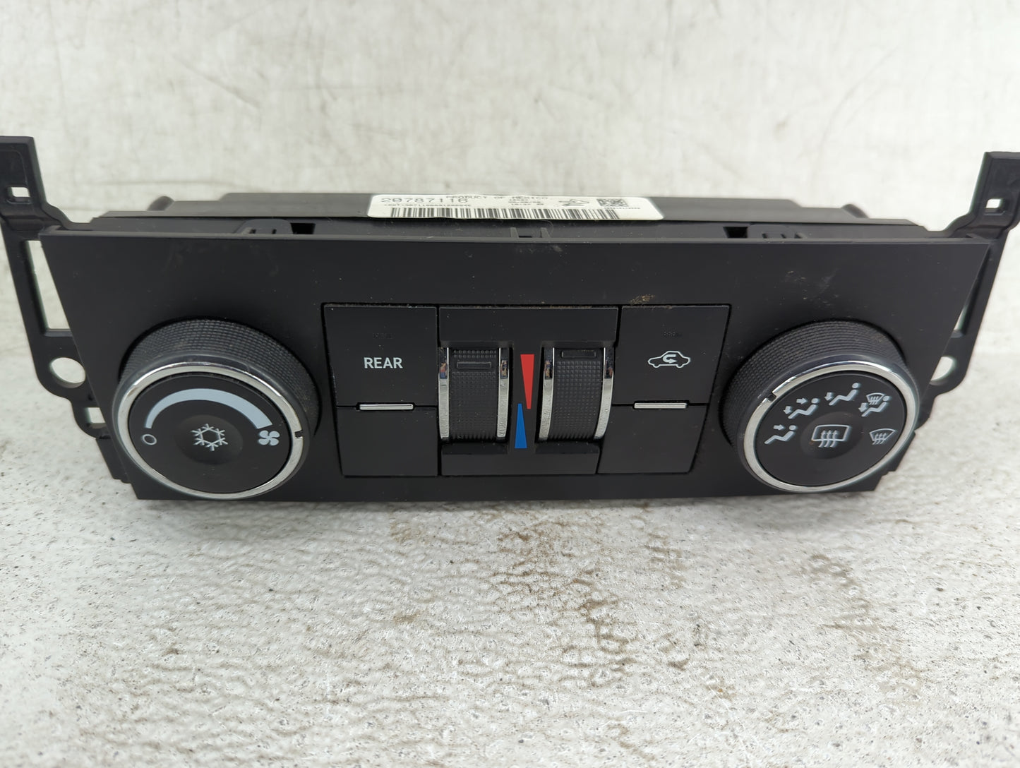 2009 Chevrolet Tahoe Climate Control Module Temperature AC/Heater Replacement P/N:20787116 Fits OEM Used Auto Parts - Oemuse