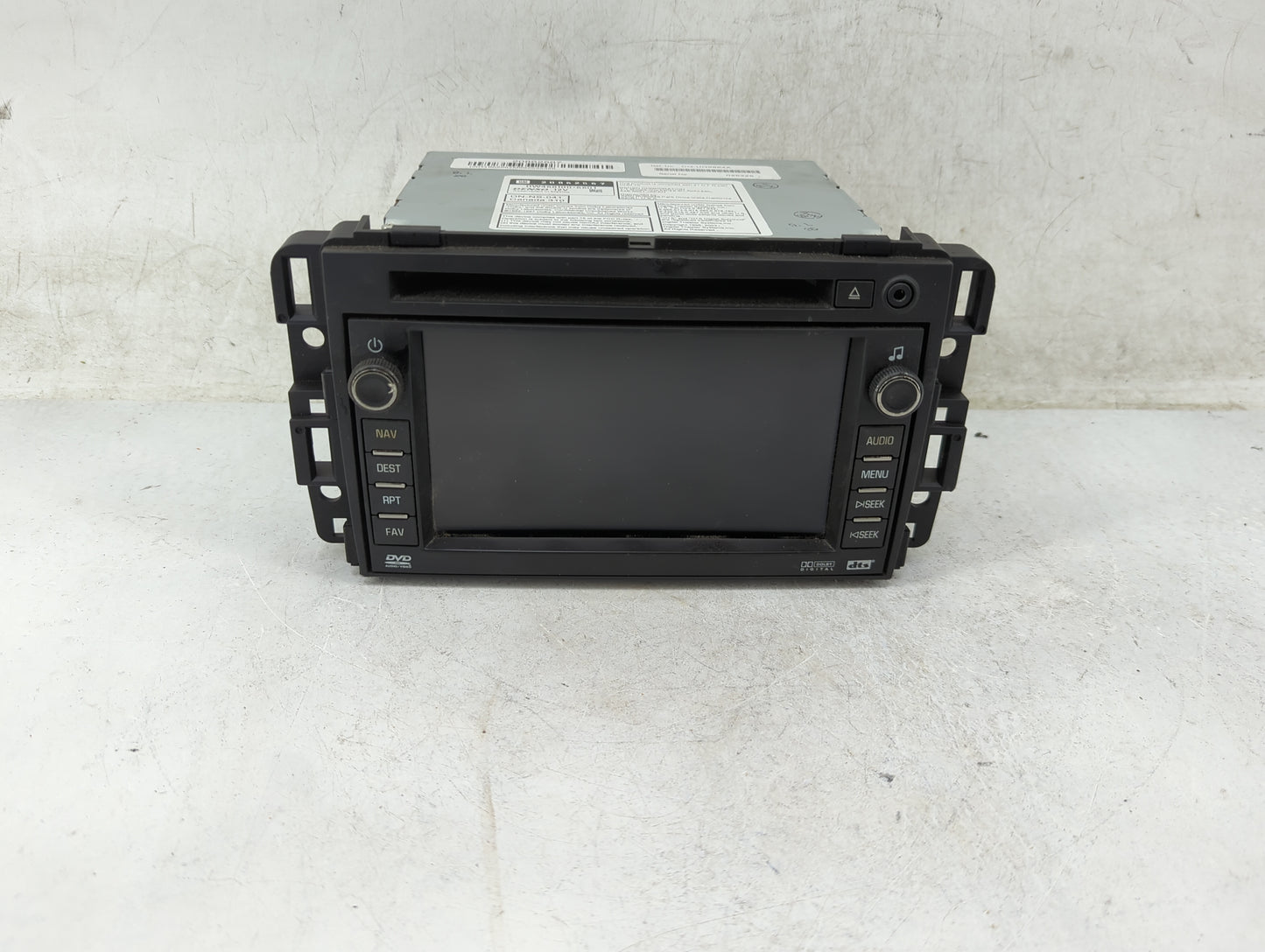 2009 Chevrolet Tahoe Radio AM FM Cd Player Receiver Replacement P/N:20862567 DW468100-6601 Fits OEM Used Auto Parts - Oemuse