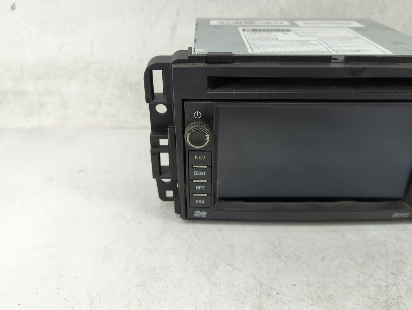 2009 Chevrolet Tahoe Radio AM FM Cd Player Receiver Replacement P/N:20862567 DW468100-6601 Fits OEM Used Auto Parts - Oemuse