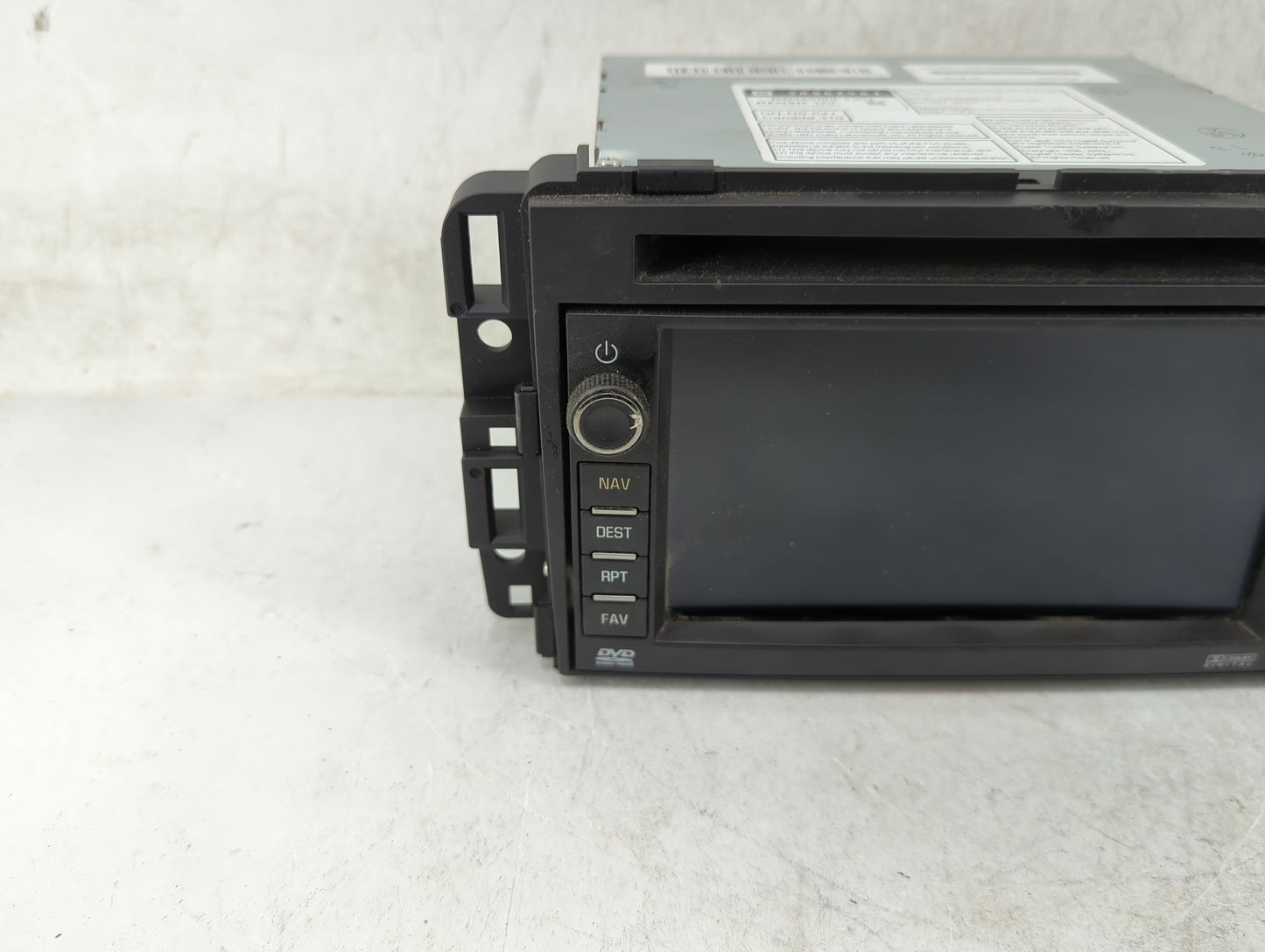 2009 Chevrolet Tahoe Radio AM FM Cd Player Receiver Replacement P/N:20862567 DW468100-6601 Fits OEM Used Auto Parts - Oemuse
