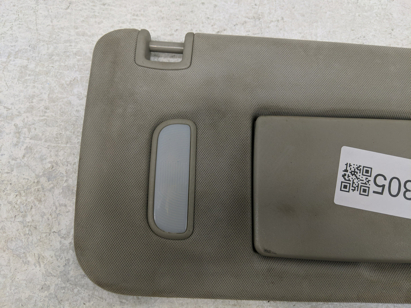 2009 Chevrolet Traverse Sun Visor Shade Replacement Passenger Right Mirror Fits OEM Used Auto Parts - Oemusedautoparts1.com