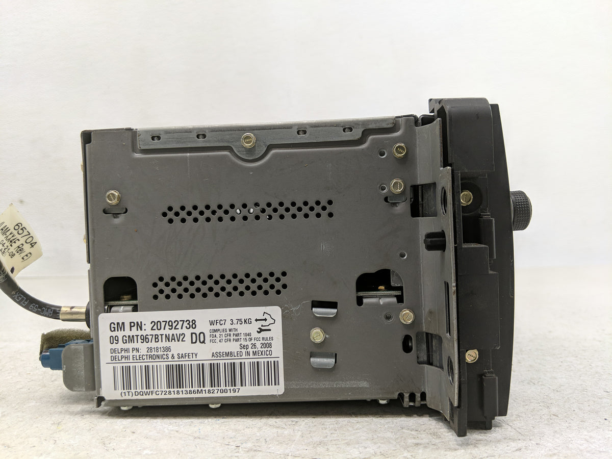 2009 Chevrolet Traverse Radio AM FM Cd Player Receiver Replacement P/N:20792738 Fits OEM Used Auto Parts - Oemusedautoparts1