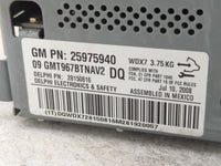 2009 Chevrolet Traverse Radio AM FM Cd Player Receiver Replacement P/N:25975940 Fits OEM Used Auto Parts - Oemusedautoparts1
