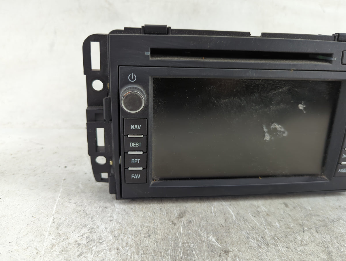 2009 Chevrolet Traverse Radio AM FM Cd Player Receiver Replacement P/N:20792739 28181383, 09GMT967BTNAV1 Fits OEM Used Auto 