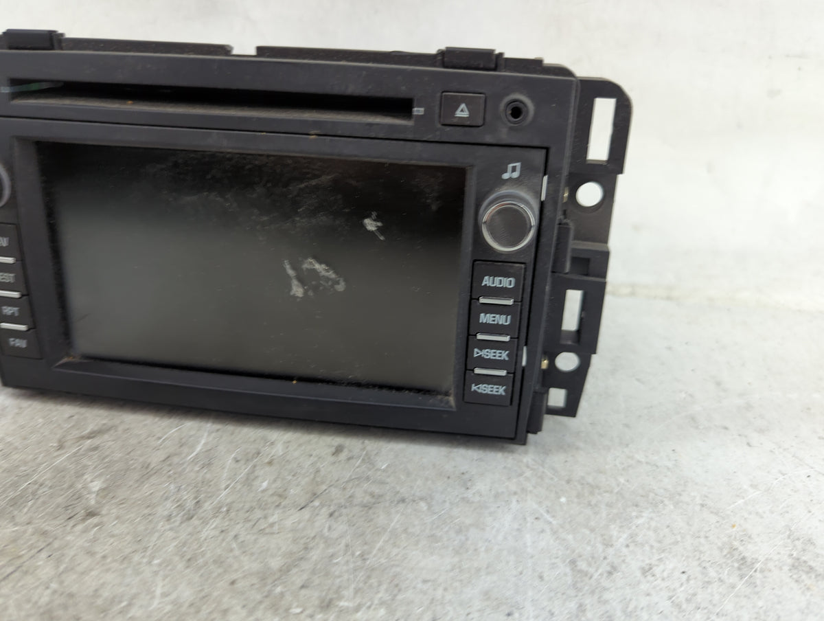 2009 Chevrolet Traverse Radio AM FM Cd Player Receiver Replacement P/N:20792739 28181383, 09GMT967BTNAV1 Fits OEM Used Auto 
