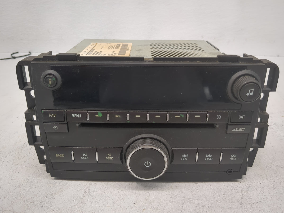 2009 Chevrolet Traverse Radio AM FM Cd Player Receiver Replacement P/N:28198501 25974803 Fits OEM Used Auto Parts - Oemuseda