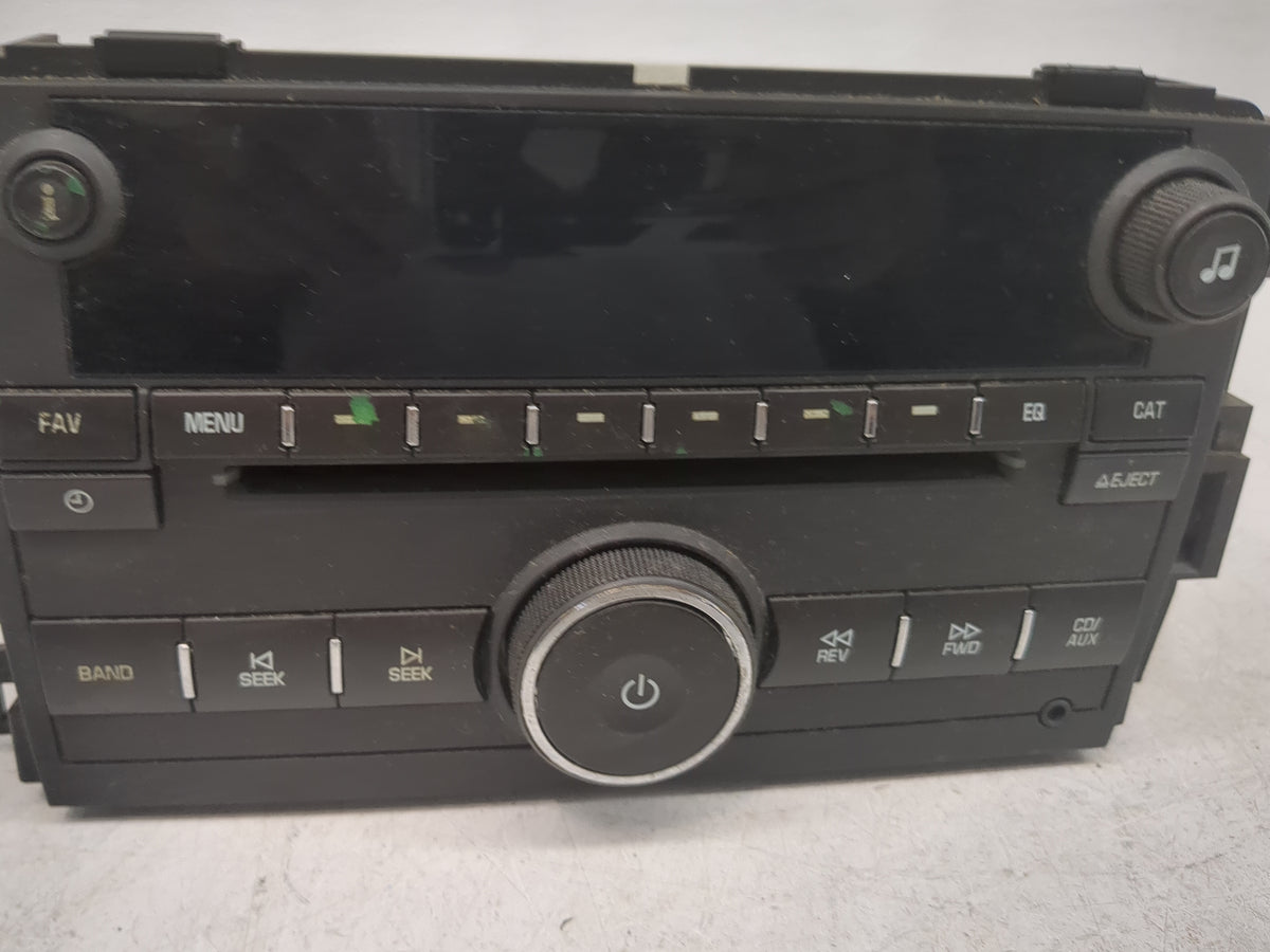 2009 Chevrolet Traverse Radio AM FM Cd Player Receiver Replacement P/N:28198501 25974803 Fits OEM Used Auto Parts - Oemuseda