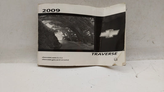 2009 Chevrolet Traverse Owners Manual Book Guide OEM Used Auto Parts - Oemusedautoparts1.com