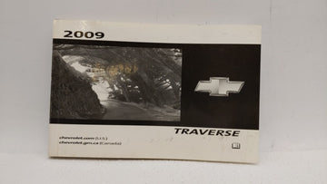 2009 Chevrolet Traverse Owners Manual Book Guide OEM Used Auto Parts - Oemusedautoparts1.com