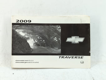 compare product 2009 Chevrolet Traverse Owners Manual Book Guide OEM Used Auto Parts