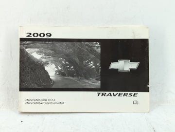 2009 Chevrolet Traverse Owners Manual Book Guide OEM Used Auto Parts - Oemusedautoparts1.com
