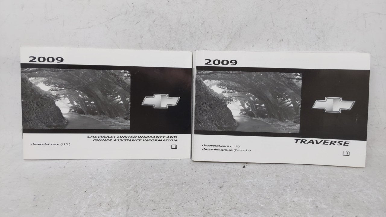 2009 Chevrolet Traverse Owners Manual Book Guide OEM Used Auto Parts - Oemusedautoparts1.com