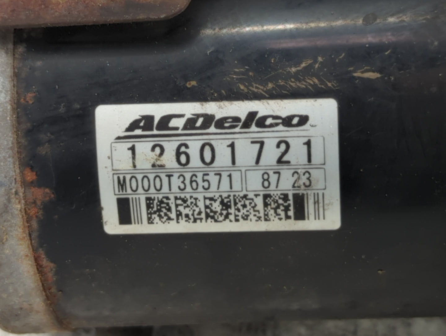 2009 Chevrolet Traverse Car Starter Motor Solenoid OEM P/N:M000T36571 12601721 Fits OEM Used Auto Parts - Oemusedautoparts1.