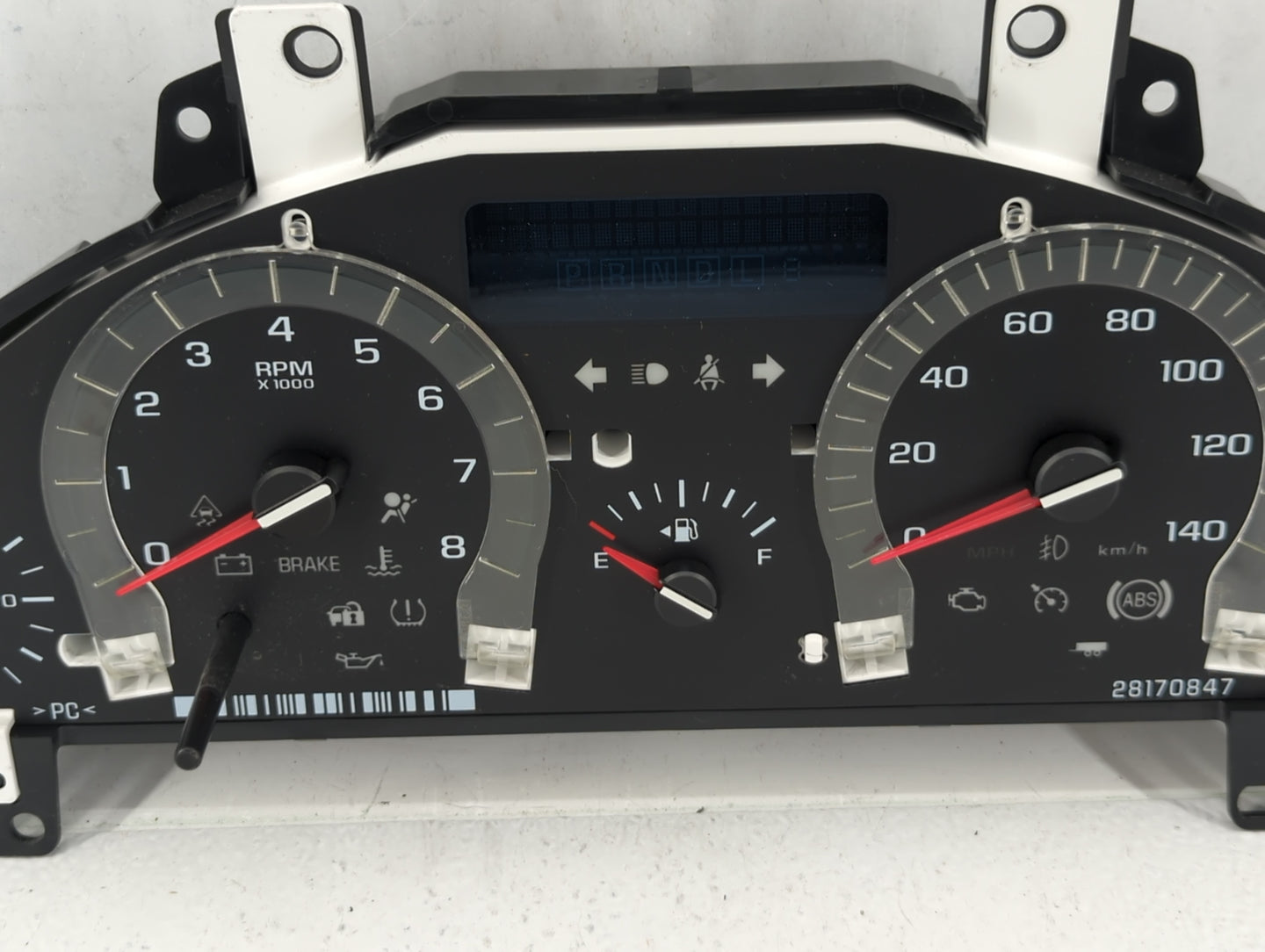 2009 Chevrolet Traverse Instrument Cluster Speedometer Gauges P/N:28368143 22971864 Fits OEM Used Auto Parts - Oemusedautopa