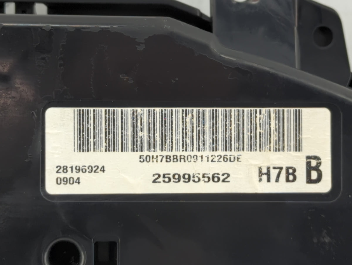 2009-2013 Chevrolet Traverse Instrument Cluster Speedometer Gauges P/N:28368143 22971864 Miles: Fits Fits 2009 2010 2011 201