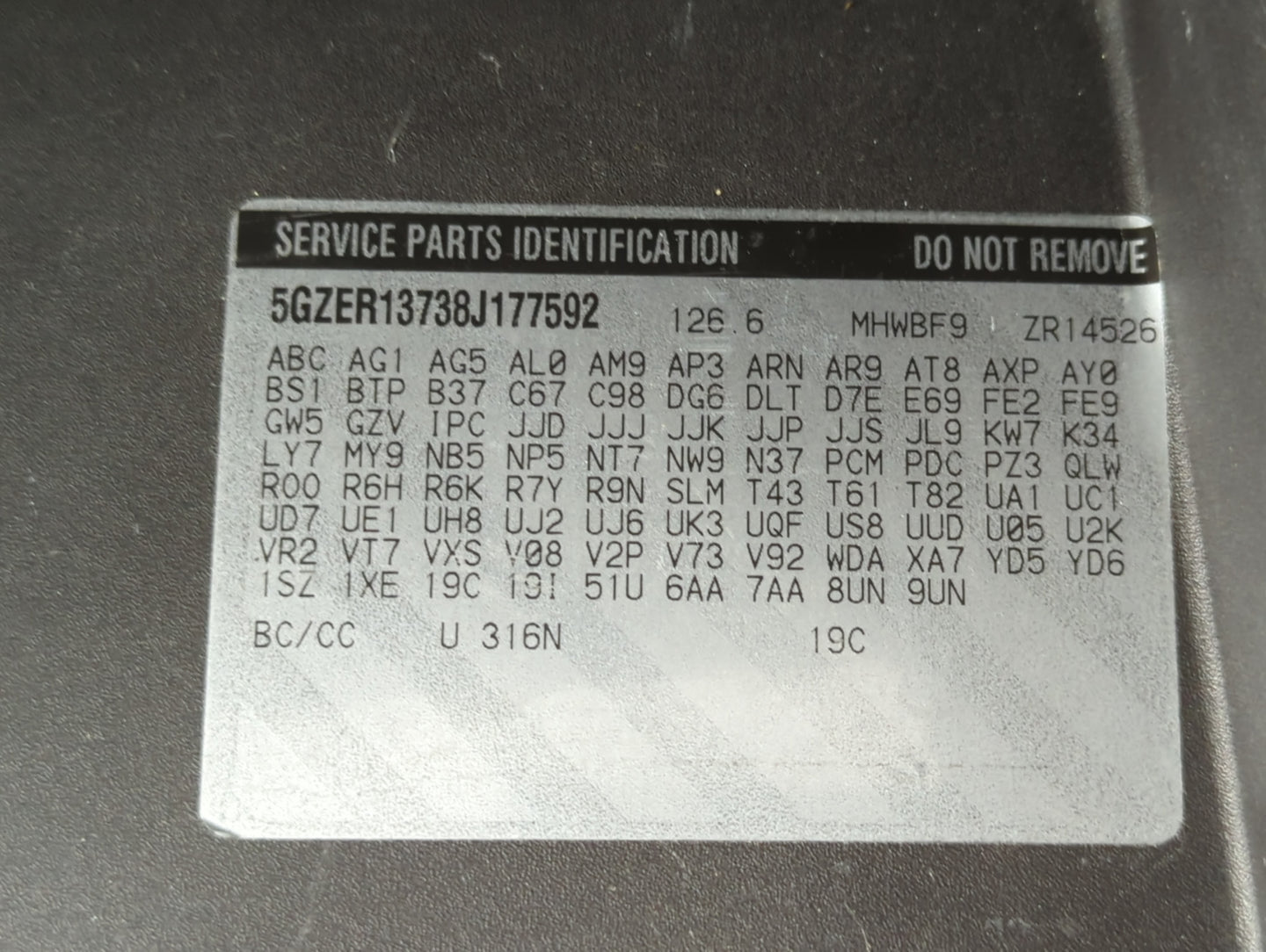 2009 Chevrolet Traverse Passenger Glove Box Door Storage Compartment - Oemusedautoparts1.com