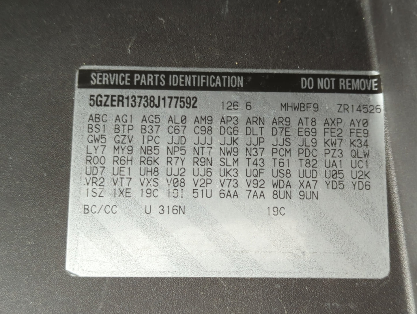 2009 Chevrolet Traverse Passenger Glove Box Door Storage Compartment - Oemusedautoparts1.com