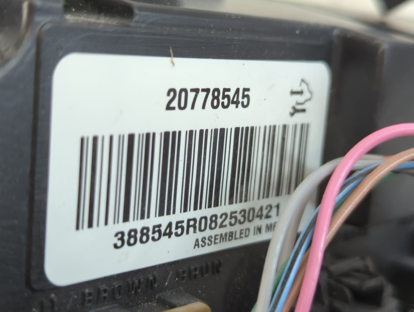 2009 Chevrolet Traverse Climate Control Module Temperature AC/Heater Replacement P/N:20778545 Fits OEM Used Auto Parts - Oem