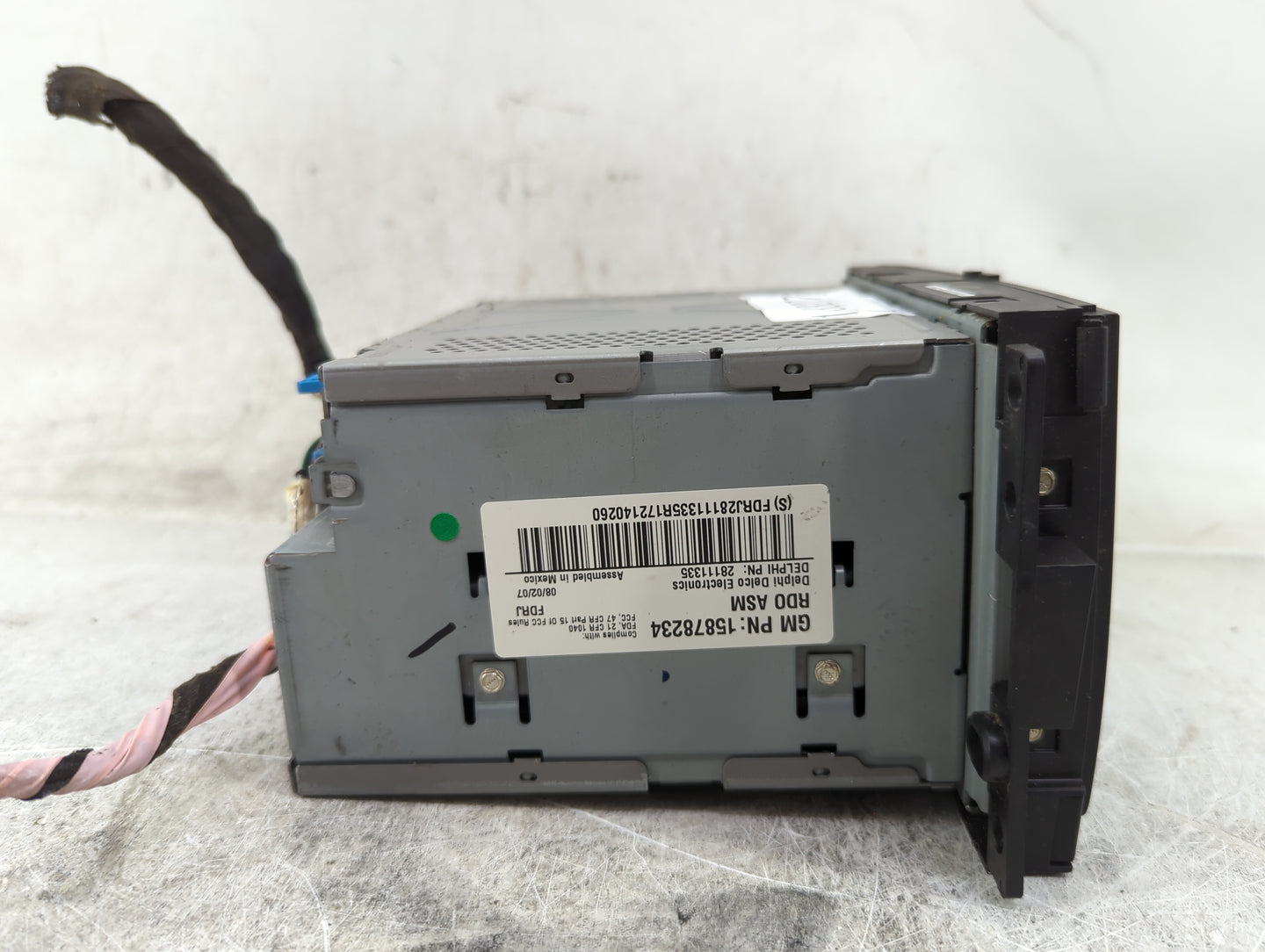 2008-2009 Chevrolet Uplander Radio AM FM Cd Player Receiver Replacement P/N:15878234 Fits Fits 2008 2009 OEM Used Auto Parts