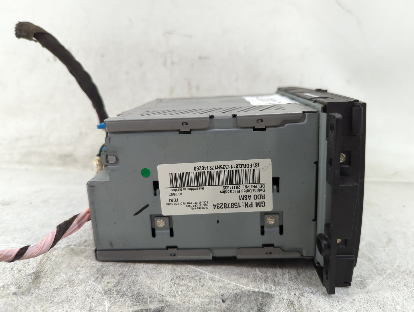 2008-2009 Chevrolet Uplander Radio AM FM Cd Player Receiver Replacement P/N:15878234 Fits Fits 2008 2009 OEM Used Auto Parts