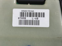 2006-2010 Chrysler 300 Master Power Window Switch Replacement Driver Side Left P/N:04602781AA Fits OEM Used Auto Parts - Oem