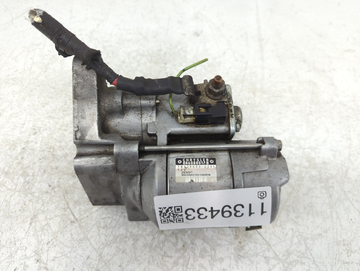 2005-2014 Chrysler 300 Car Starter Motor Solenoid OEM P/N:TN428000-2201 04608801AB Fits OEM Used Auto Parts - Oemusedautopar