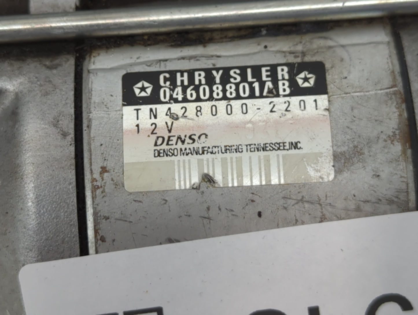 2005-2014 Chrysler 300 Car Starter Motor Solenoid OEM P/N:TN428000-2201 04608801AB Fits OEM Used Auto Parts - Oemusedautopar