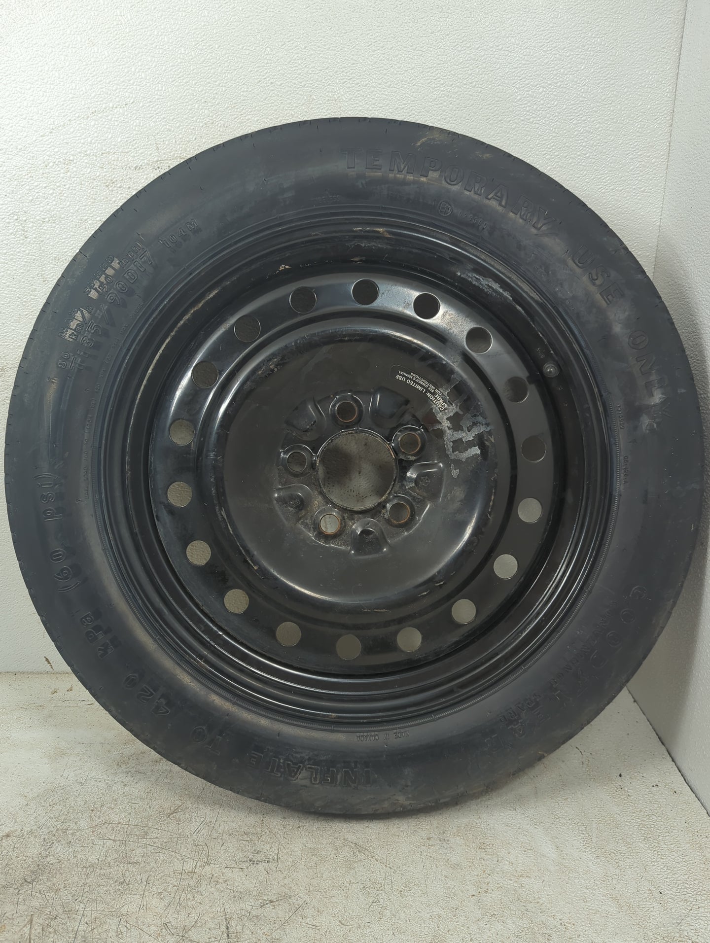 2005-2022 Chrysler 300 Spare Donut Tire Wheel Rim Oem 1308083 - Oemusedautoparts1.com
