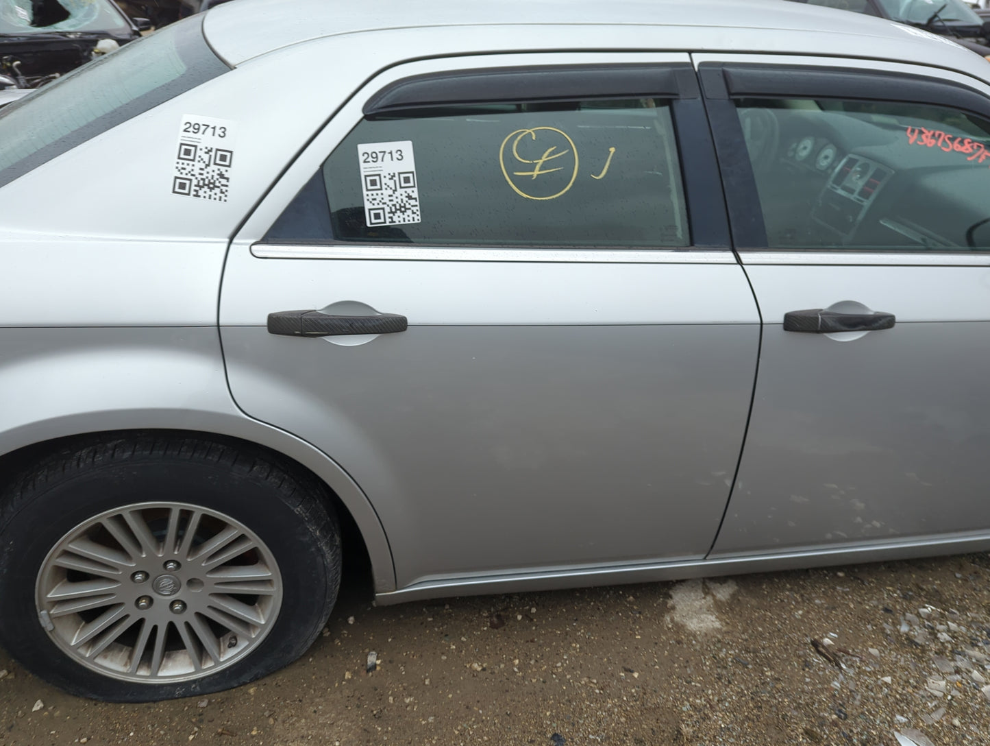 2005-2010 Chrysler 300 Passenger Rear Door Oem - Oemusedautoparts1.com