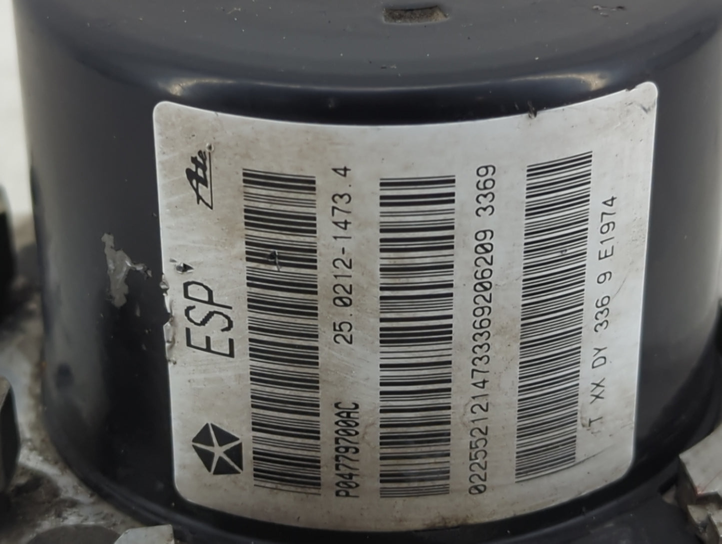 2009-2010 Chrysler 300 ABS Pump Control Module Replacement P/N:P04779700AC Fits Fits 2008 2009 2010 OEM Used Auto Parts - Oe