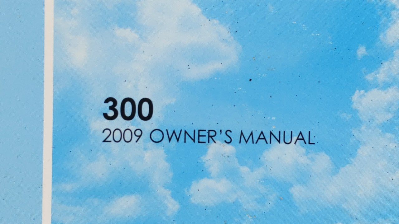 2009 Chrysler 300 Owners Manual Book Guide OEM Used Auto Parts - Oemusedautoparts1.com