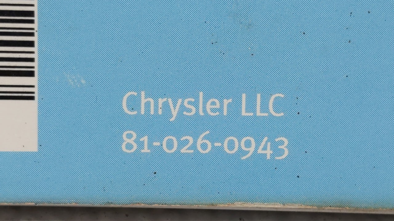 2009 Chrysler 300 Owners Manual Book Guide OEM Used Auto Parts - Oemusedautoparts1.com