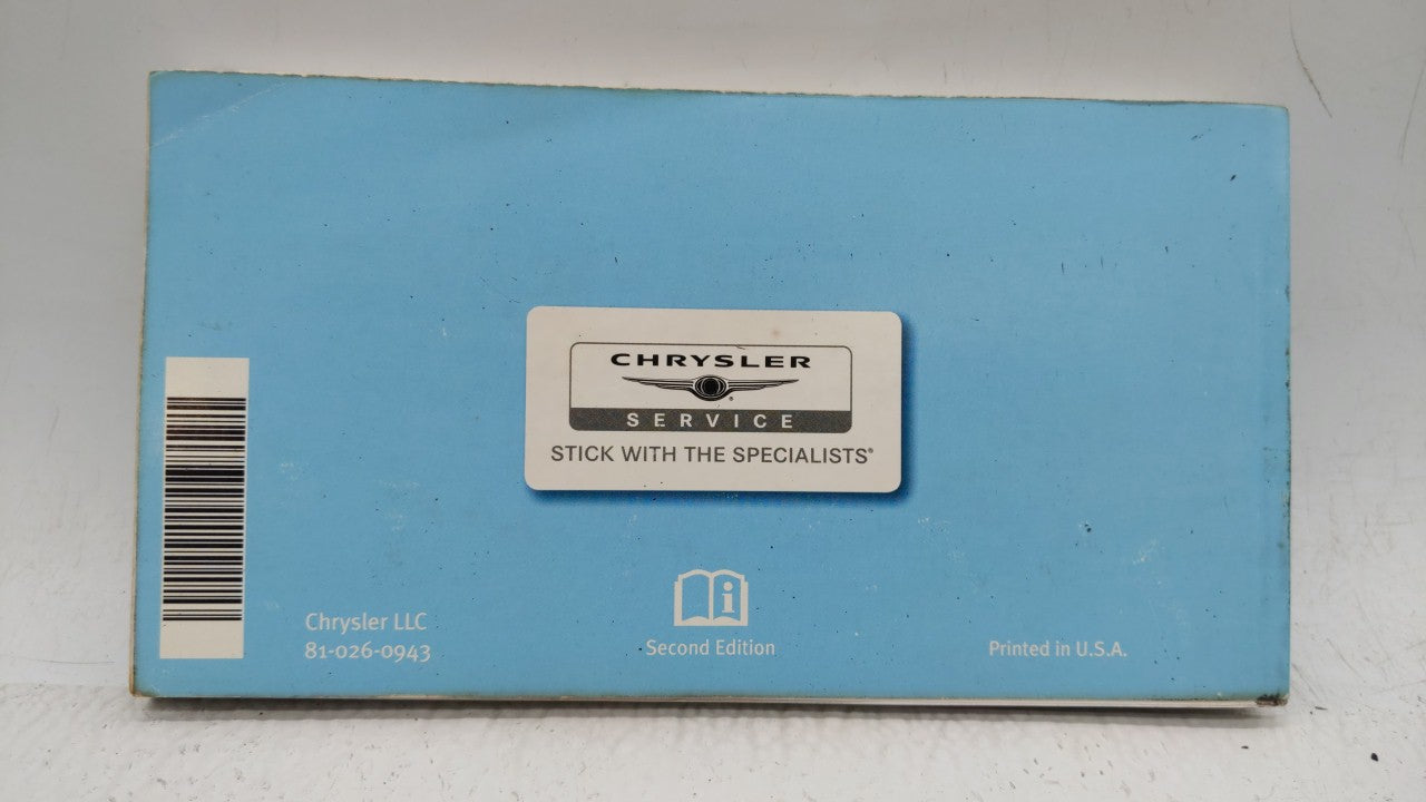 2009 Chrysler 300 Owners Manual Book Guide OEM Used Auto Parts - Oemusedautoparts1.com