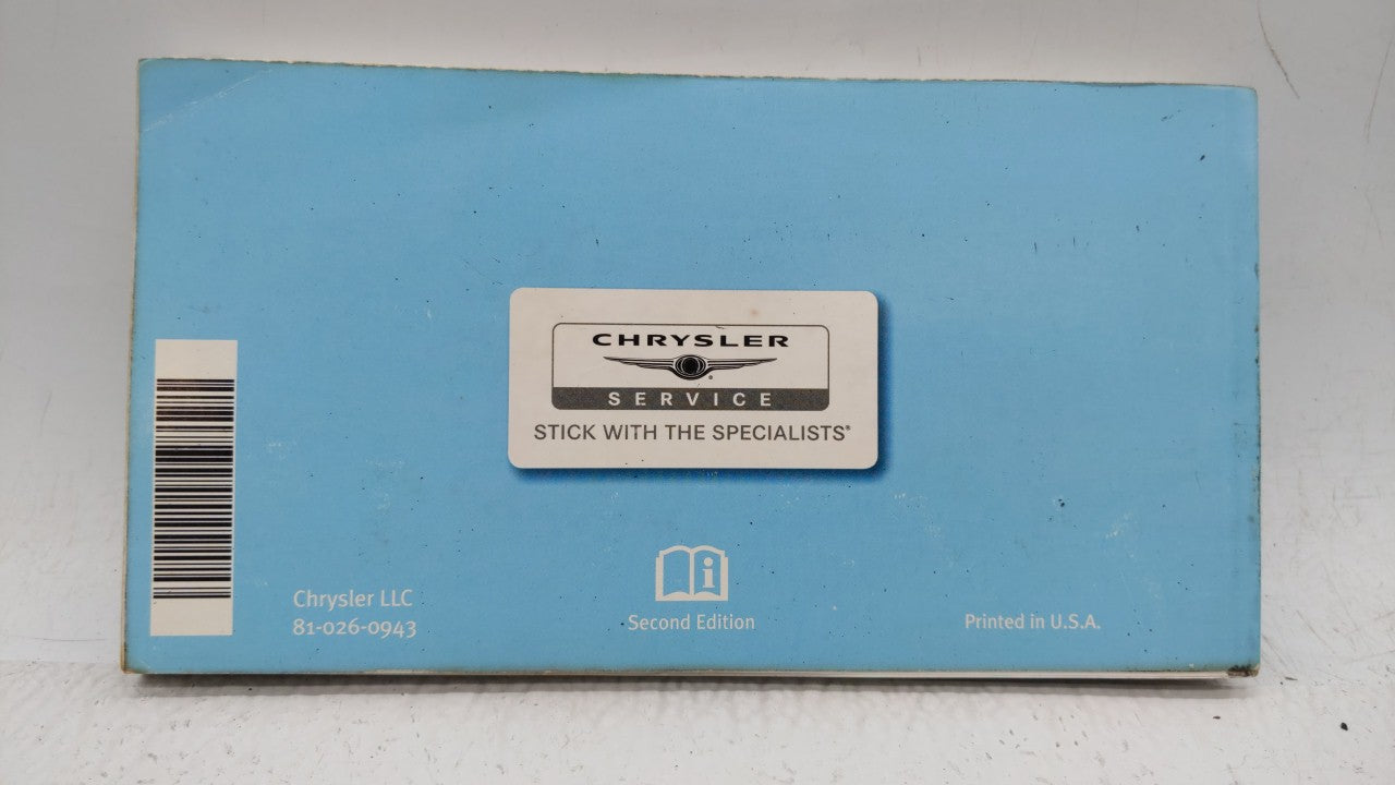 2009 Chrysler 300 Owners Manual Book Guide OEM Used Auto Parts - Oemusedautoparts1.com