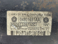 2009 Chrysler 300 Car Starter Motor Solenoid OEM P/N:12637616 04801651AA, 04608800AD Fits OEM Used Auto Parts - Oemusedautop
