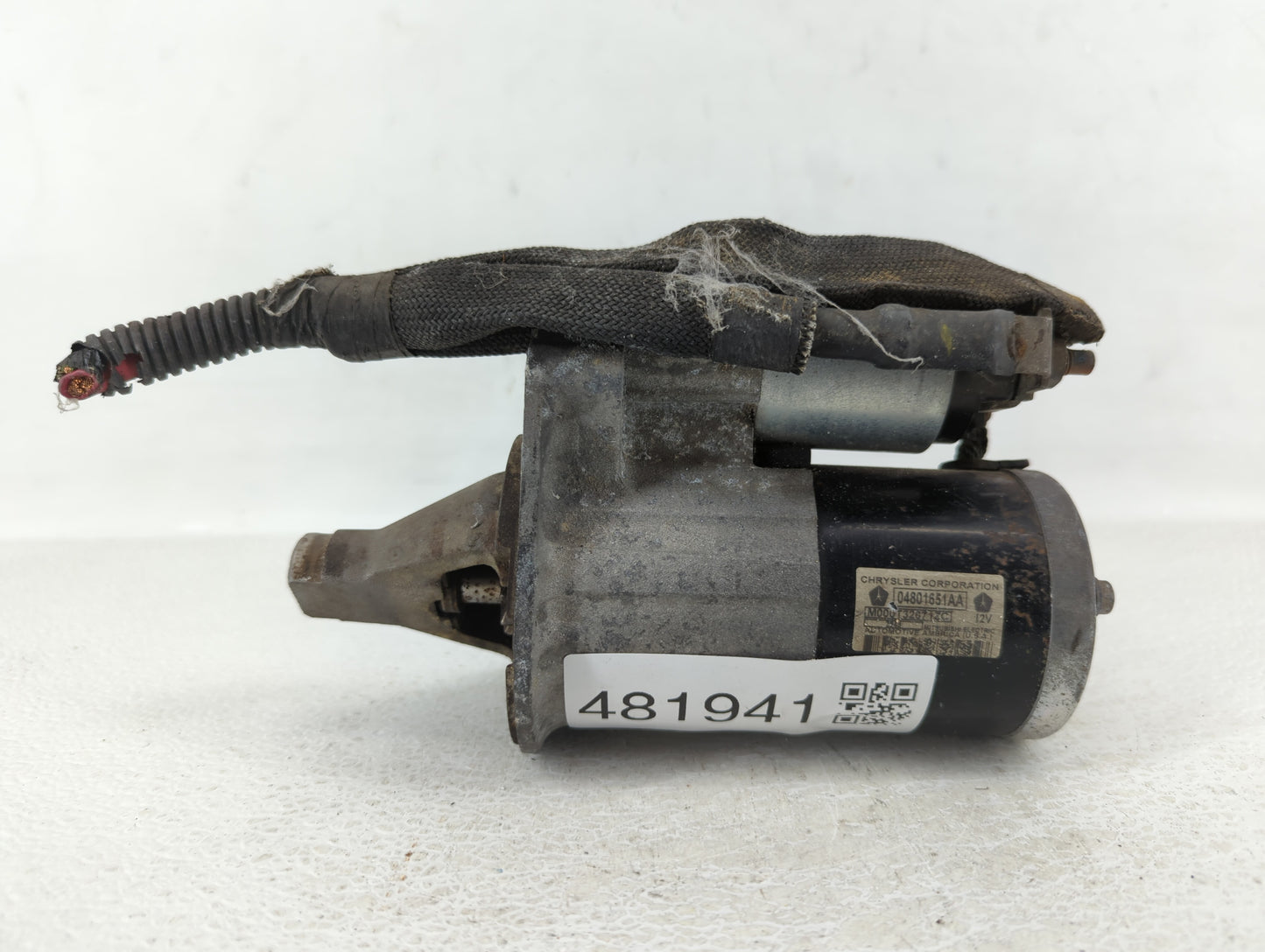 2009 Chrysler 300 Car Starter Motor Solenoid OEM P/N:12637616 04801651AA, 04608800AD Fits OEM Used Auto Parts - Oemusedautop