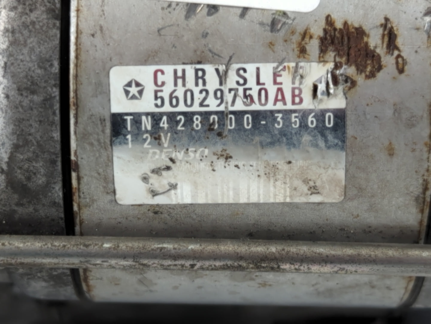 2007-2009 Chrysler Aspen Car Starter Motor Solenoid OEM P/N:56029750AB TN428000-3560 Fits Fits 2004 2005 2006 2007 2008 2009