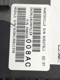 2008-2009 Chrysler Sebring Fusebox Fuse Box Relay Module Tipm - Oemusedautoparts1.com