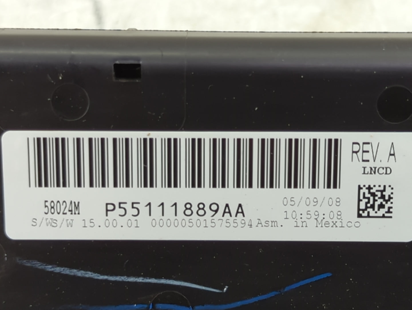 2008-2010 Chrysler Sebring Climate Control Module Temperature AC/Heater Replacement P/N:P55111889AA Fits OEM Used Auto Parts