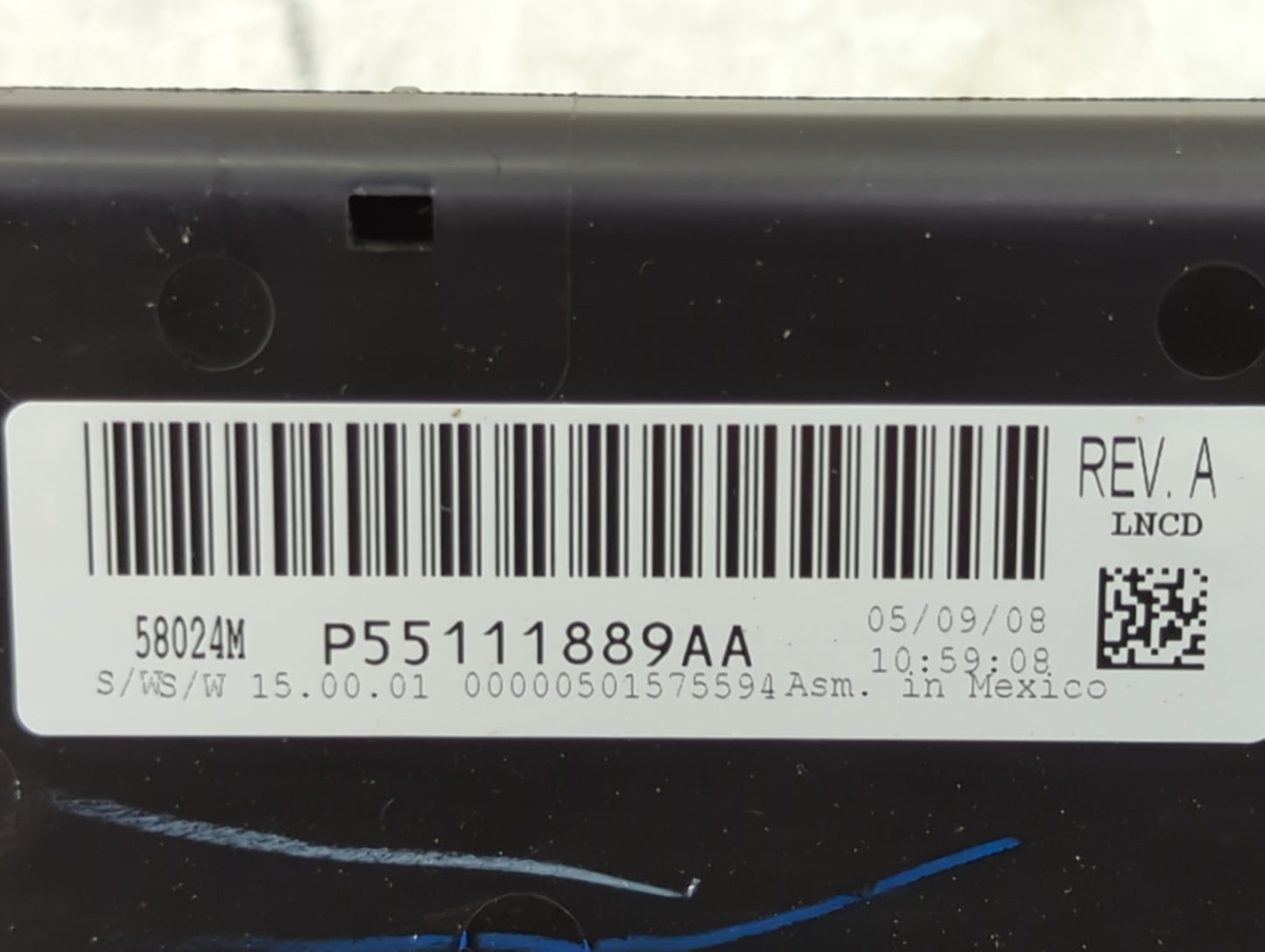 2008-2010 Chrysler Sebring Climate Control Module Temperature AC/Heater Replacement P/N:P55111889AA Fits OEM Used Auto Parts