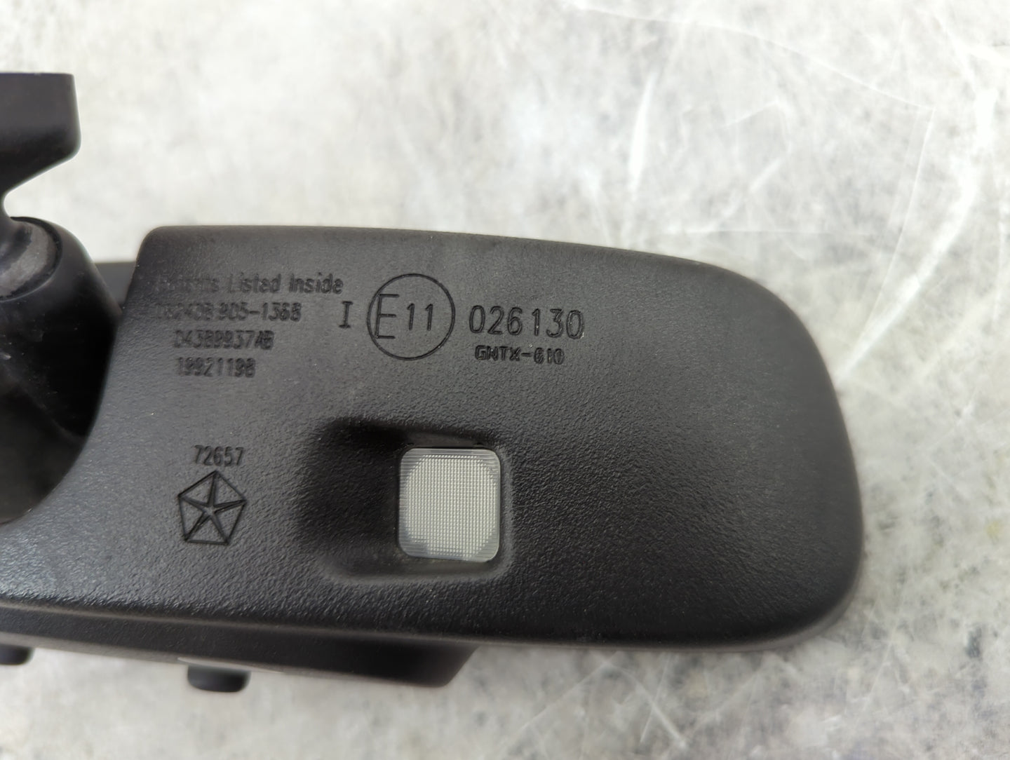 2009 Chrysler Sebring Interior Rear View Mirror Oem Black - Oemusedautoparts1.com