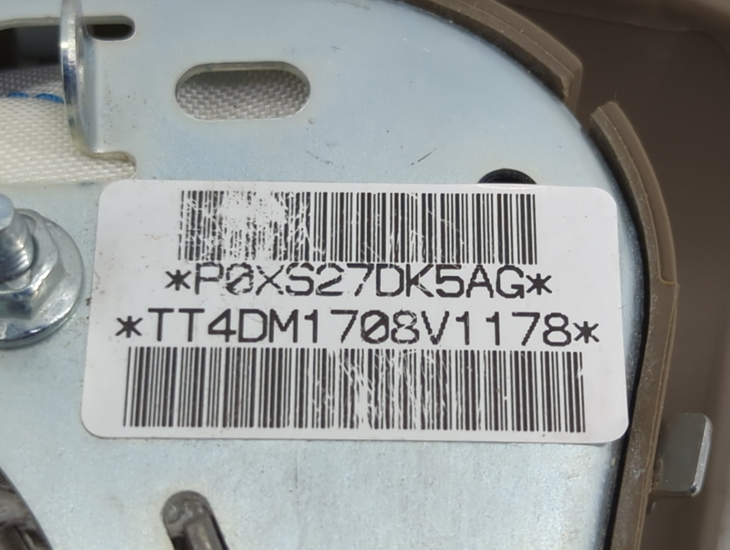 2009 Chrysler Sebring Air Bag Driver Left Steering Wheel Mounted Tan - Oemusedautoparts1.com