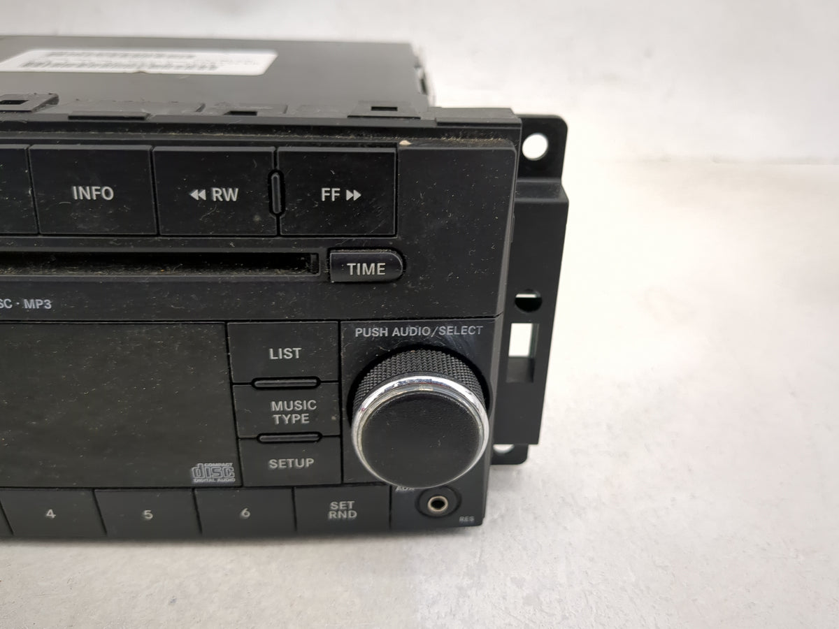 2009-2010 Chrysler Sebring Radio AM FM Cd Player Receiver Replacement P/N:P68021161AD Fits Fits 2008 2009 2010 OEM Used Auto