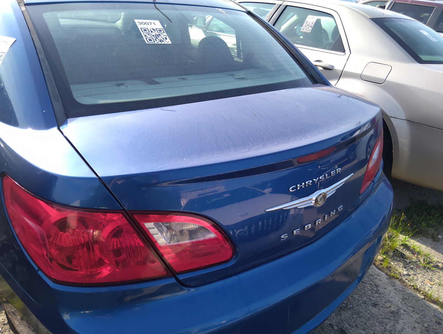 2007-2010 Chrysler Sebring Trunk/decklid/hatch/tailgate Oem 5036194 - Oemusedautoparts1.com